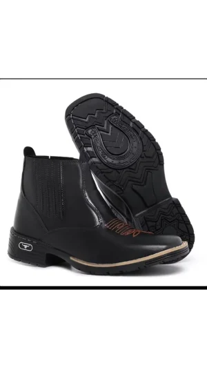 Bota couro legítimo