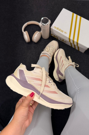 Tênis Adidas Adizero Boston 12 - Wonder Quartz / Orchid